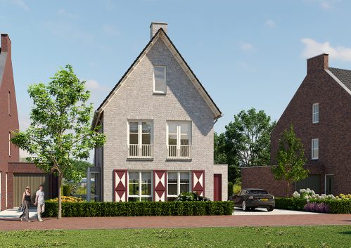 Startsein bouw 33 energiezuinige en gasloze woningen De Eilanden in Hoog Dalem